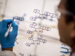 绘制分子结构的科学家.